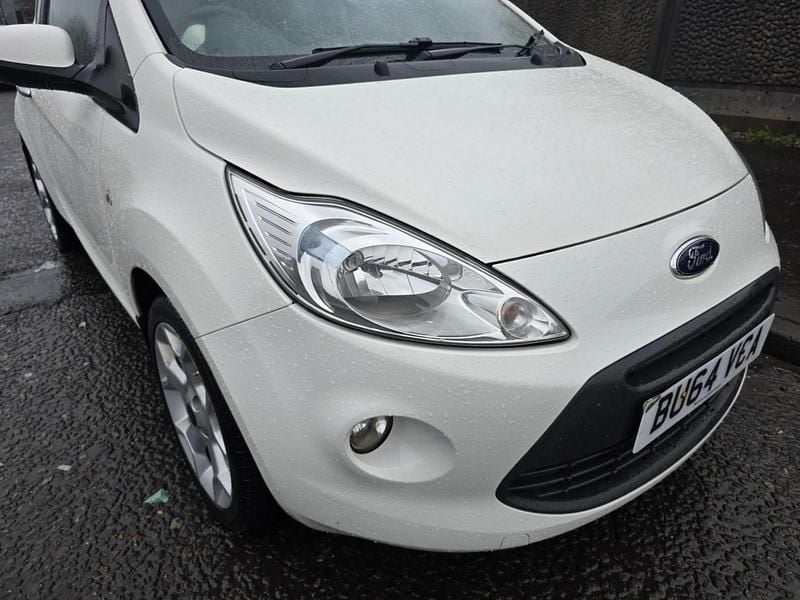 Used Ford Ka Titanium 2014 White Hatchback