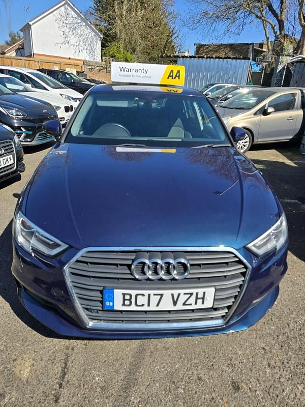 Blue Used 2017 Audi A3 Sportback Comfort Hatchback | £8,995 (Super price) - Image 1/4