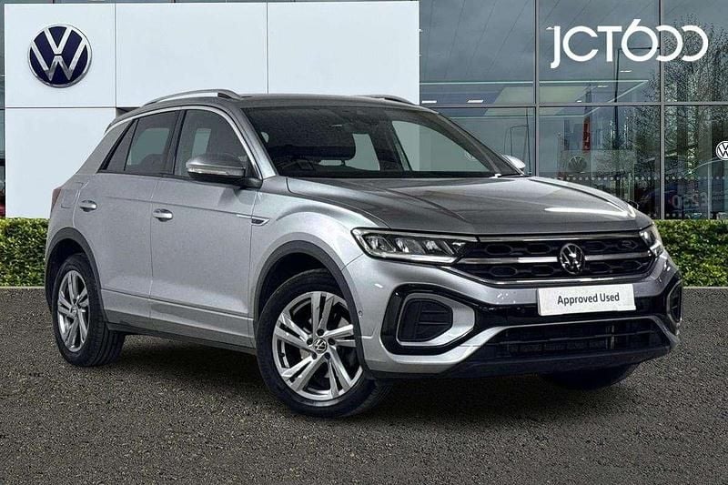 Silver Used 2023 VW T-Roc R-line SUV | £22,747 (Fair price) - Image 1/4