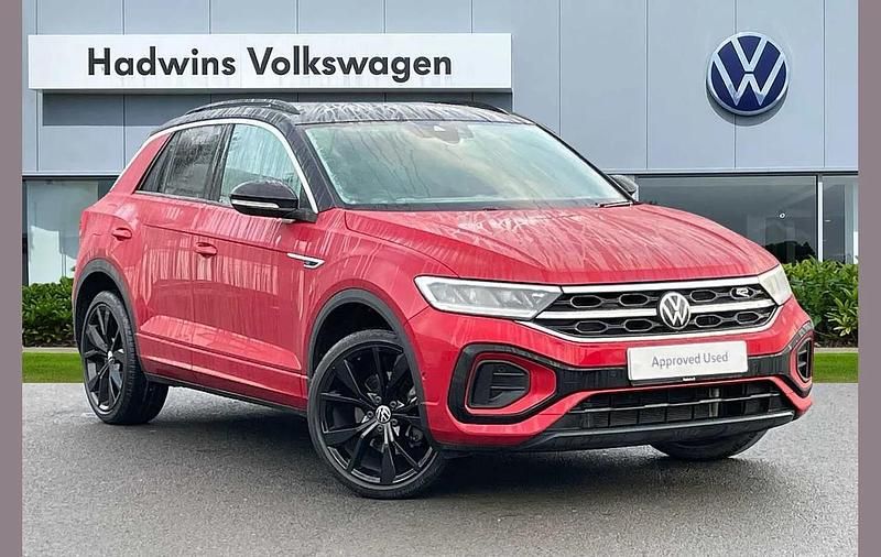 Red Used 2022 VW T-Roc R-line SUV | £21,795 (Fair price) - Image 1/4