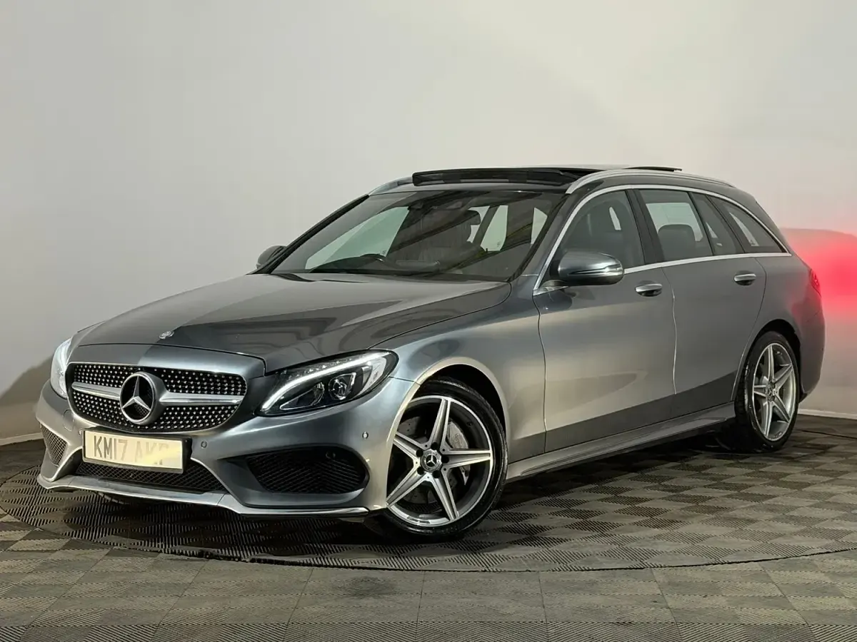 Used Mercedes C250 AMG Line Premium Plus 204 HP (150 kW) 2017 Grey Estate