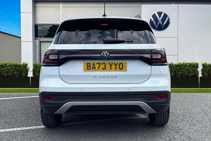 Used VW T-Cross Black Edition 110 HP (80 kW) 2023 White SUV