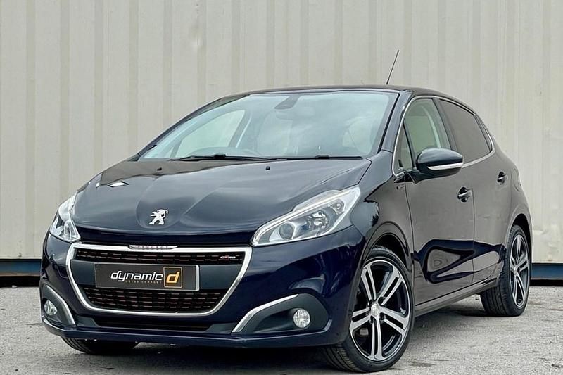 Used Peugeot 208 GT-line 100 HP (73 kW) 2016 Blue Hatchback
