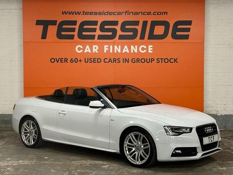 White Used 2014 Audi A5 Cabriolet S-Line Cabriolet | £8,895 (Fair price) - Image 1/4