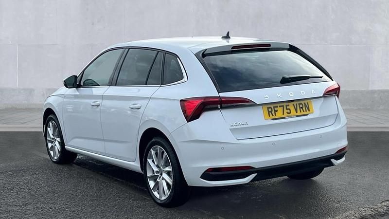 Used Skoda Scala SE L 150 HP (110 kW) 2025 Moon white metallic Hatchback