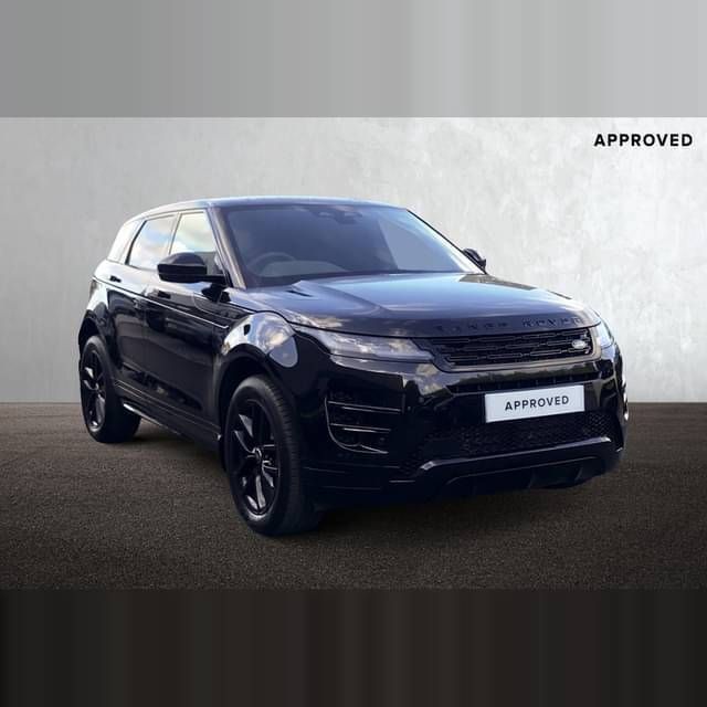 Santorini black Used 2024 Land Rover Range Rover evoque SE Dynamic Hatchback | £47,990 - Image 1/4