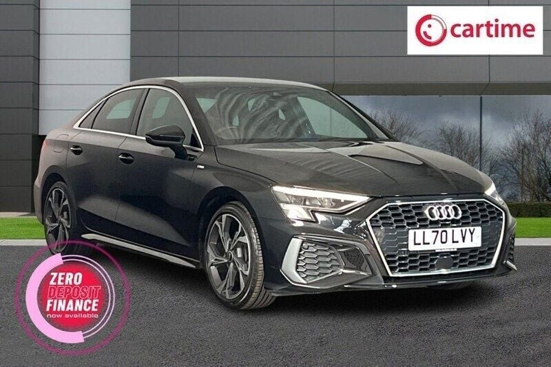 Black Used 2020 Audi A3 S-Line Sedan | £19,990 (Fair price) - Image 1/3