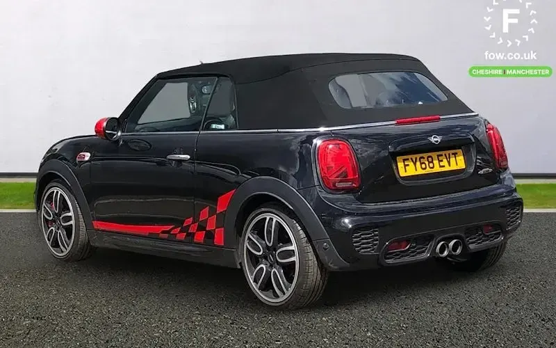 Used Mini John Cooper Works Cabriolet Comfort 231 HP (169 kW) 2018 Black Cabriolet