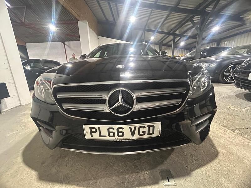 Used Mercedes E220 AMG line 2017 Black Estate