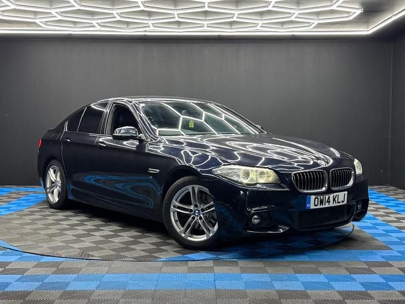 Black Used 2014 BMW 520 M Sport Sedan | £5,790 (Fair price) - Image 1/4
