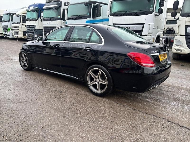 Black Used 2016 Mercedes C200 AMG line Sedan | £5,495 - Image 1/4