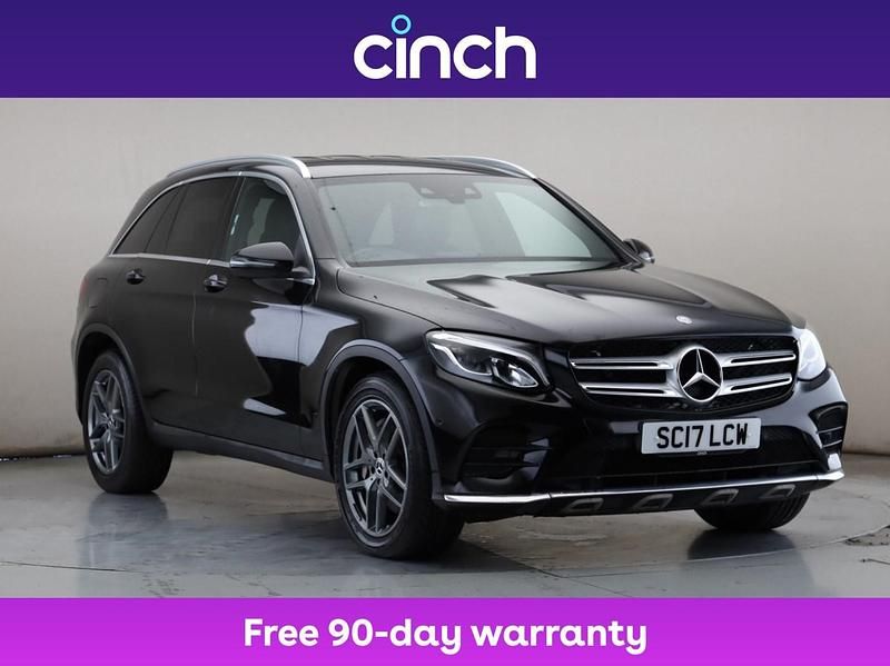 Black Used 2017 Mercedes GLC220 AMG line Estate | £16,899 (Fair price) - Image 1/3
