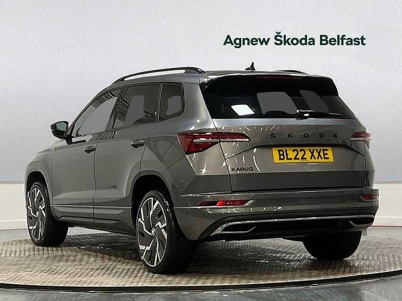 Used Skoda Karoq SportLine 110 HP (80 kW) 2022 Graphite grey metallic SUV
