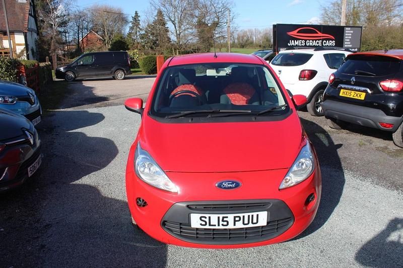 Usado Ford Ka 69 HP (50 kW) 2015 Vermelho Citadino