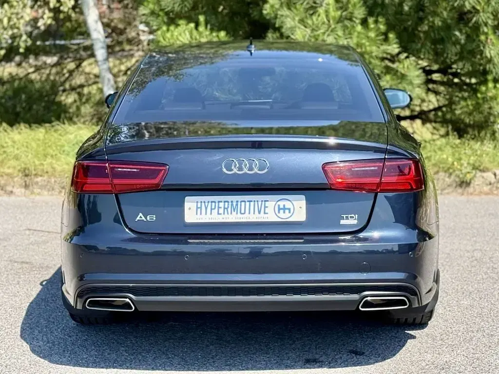 Used Audi A6 Black Edition 190 HP (139 kW) 2018 Blue Sedan