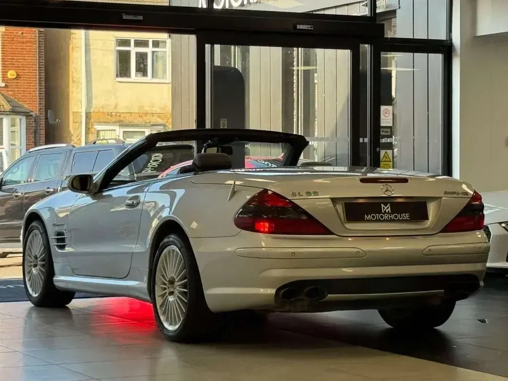 Used Mercedes SL55 AMG AMG 2002 Silver Cabriolet