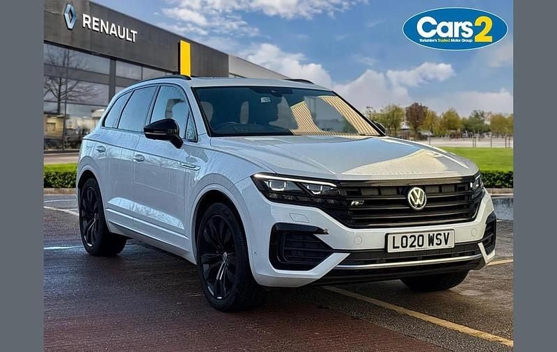 White Used 2020 VW Touareg Black Edition SUV | £31,190 (Fair price) - Image 1/4