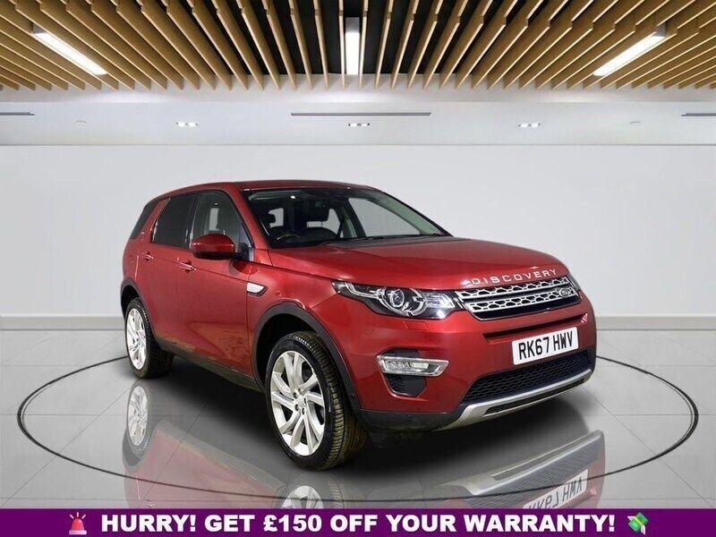 Red Used 2017 Land Rover Discovery Sport HSE Luxury SUV | £12,599 (Good price) - Image 1/3