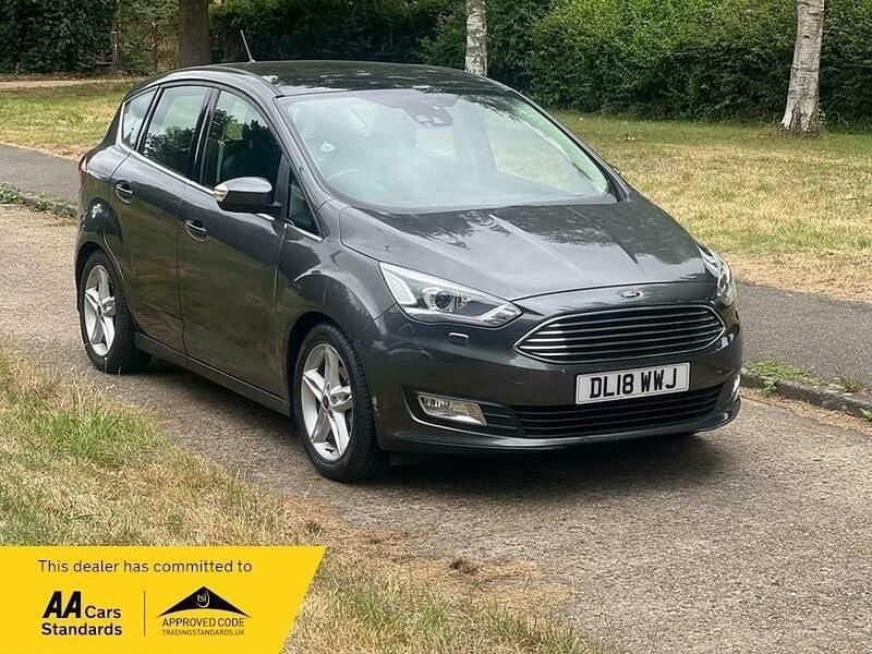 Grey Used 2018 Ford C-MAX Titanium X MPV | £10,581 (Fair price) - Image 1/4