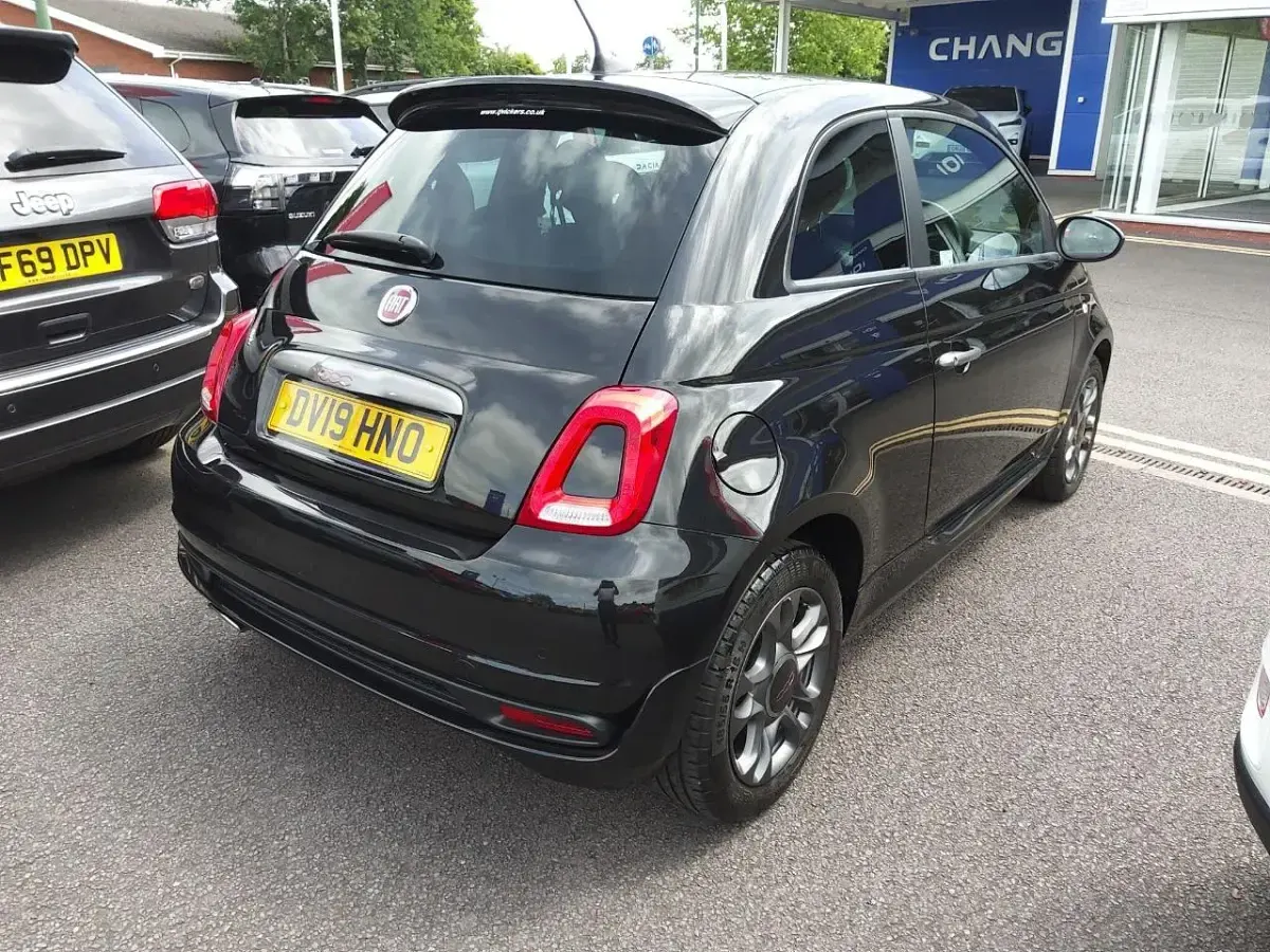 Used Fiat 500 S 69 HP (50 kW) 2019 Black Hatchback