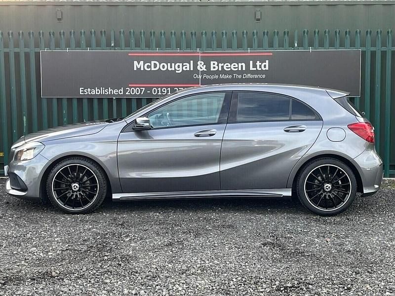 Used Mercedes A200 AMG line 156 HP (114 kW) 2018 Grey Hatchback