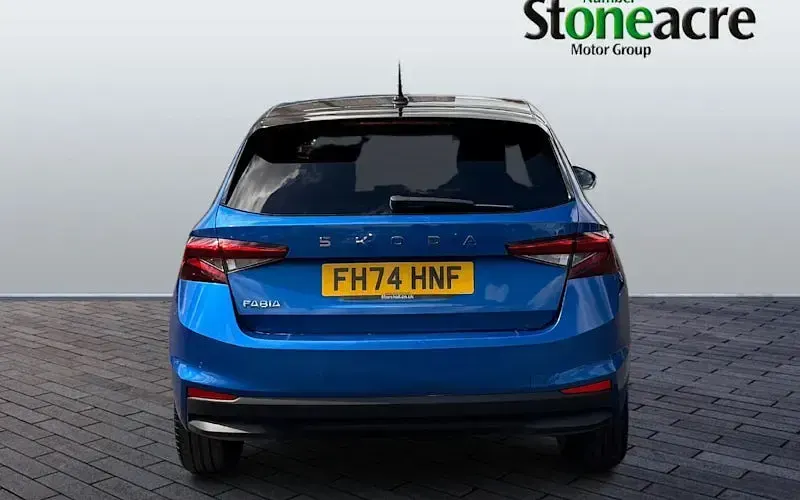 Used Skoda Fabia Design Edition 116 HP (85 kW) 2025 Blue Hatchback