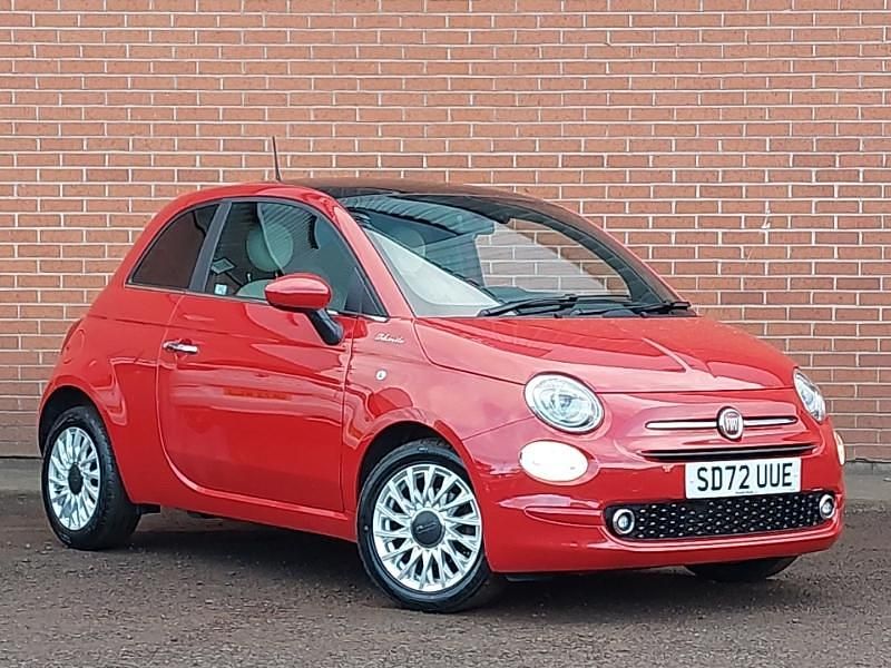 Red Used 2022 Fiat 500 Dolcevita Hatchback | £10,998 - Image 1/4