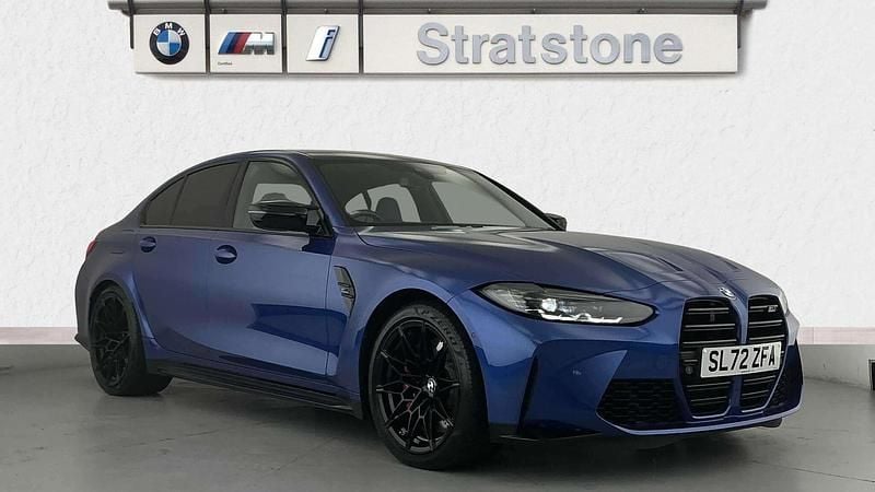 Blue Used 2022 BMW M3 Competition Edition | £59,999 (Good price) - Image 1/4