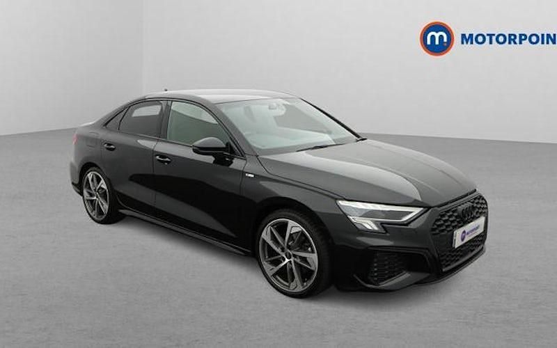 Used Audi A3 Black Edition 150 HP (110 kW) 2024 Black Sedan