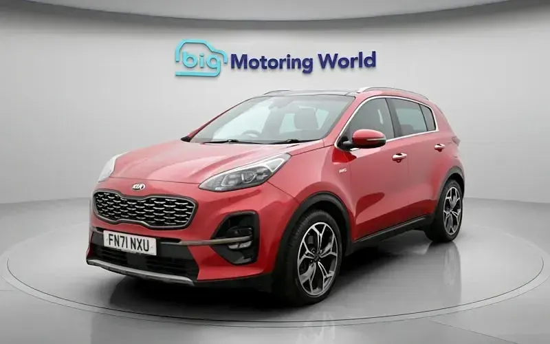 Used Kia Sportage GT-Line S 136 HP (100 kW) 2021 Red SUV