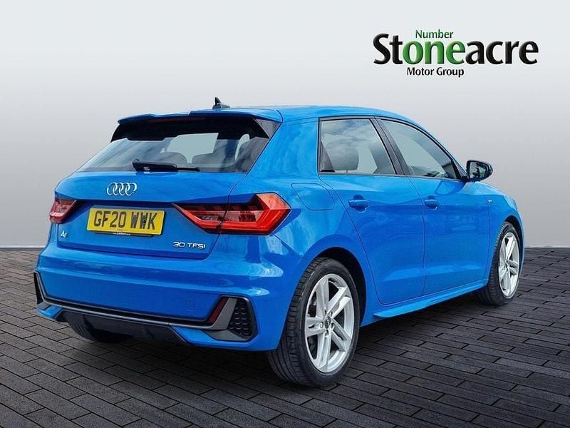 Used Audi A1 Sportback S-Line 116 HP (85 kW) 2020 Blue Hatchback