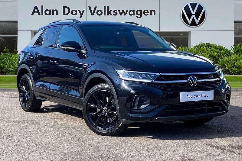 Black Used 2023 VW T-Roc R-line SUV | £28,500 (A bit pricey) - Image 1/4