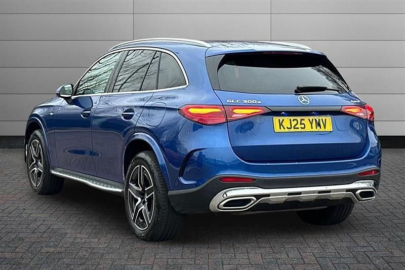 Used Mercedes GLC300e AMG line 313 HP (230 kW) 2025 Blue Estate