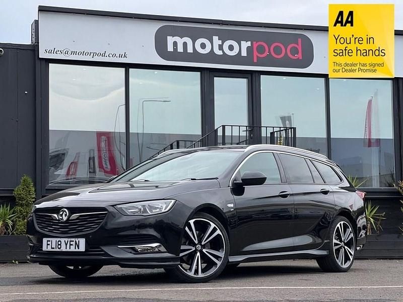 Black Used 2018 Vauxhall Insignia SRi Estate | £10,490 (Fair price) - Image 1/3
