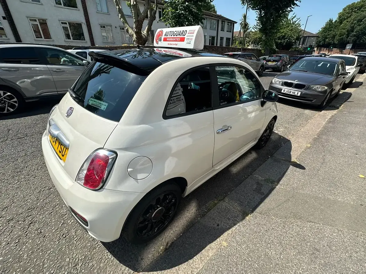 Used Fiat 500 S 69 HP (50 kW) 2015 White Hatchback