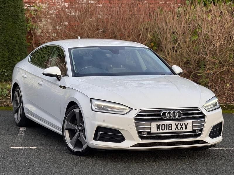 White Used 2018 Audi A5 Sportback Sport Hatchback | £9,000 (Good price) - Image 1/3