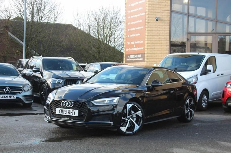Black Used 2019 Audi A5 S-Line Coupe | £15,885 - Image 1/4