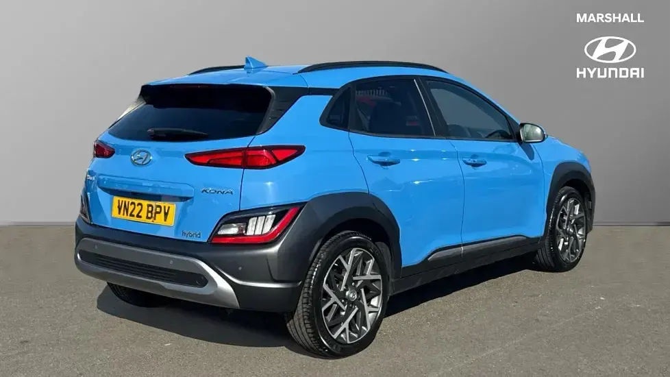 Used Hyundai Kona Premium 141 HP (103 kW) 2022 Blue SUV