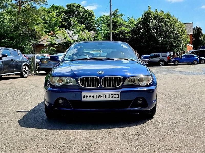 Used BMW 330 2004 Blue Cabriolet