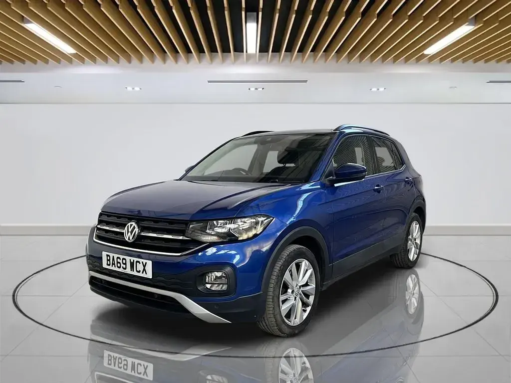 Used VW T-Cross SE 115 HP (84 kW) 2020 Blue SUV
