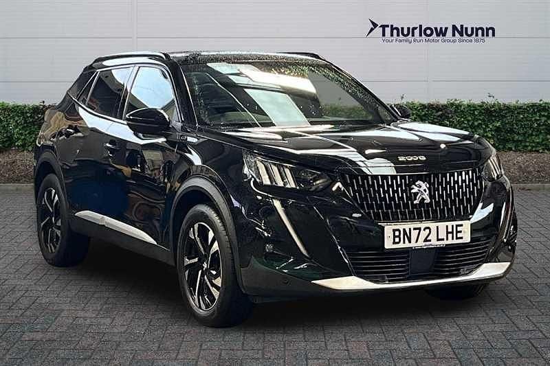 Black Used 2022 Peugeot 2008 GT SUV | £15,334 (Fair price) - Image 1/4
