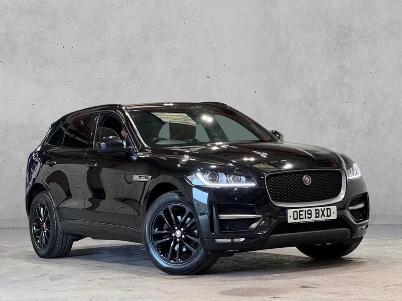 Black Used 2019 Jaguar F-Pace R-Sport SUV | £13,950 (Fair price) - Image 1/4