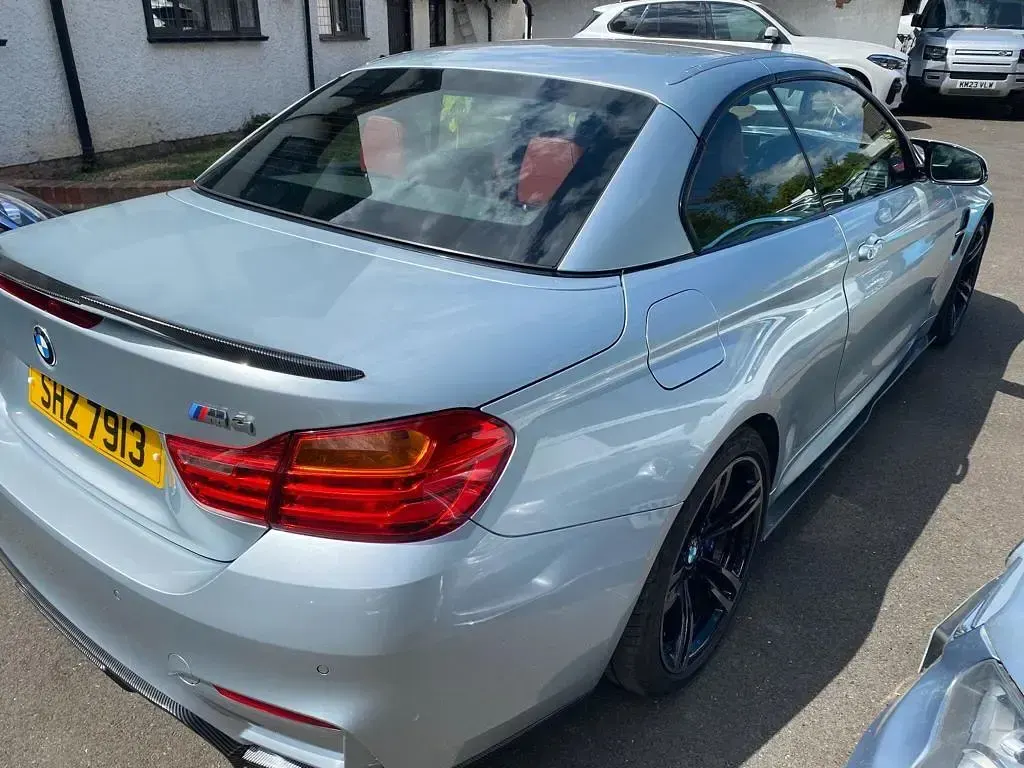 Used BMW M4 Cabriolet Comfort Edition 431 HP (317 kW) 2014 Blue Cabriolet