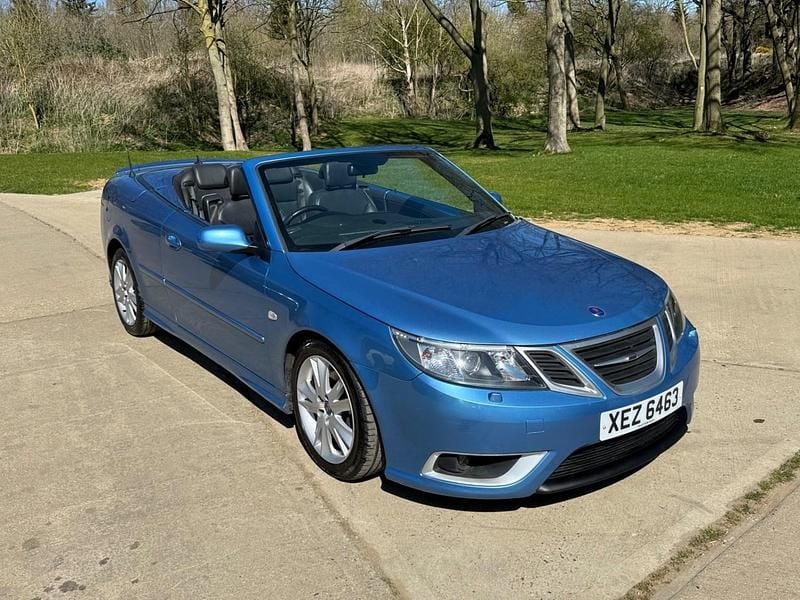 Blue Used 2009 Saab 9-3 Cabriolet Aero Cabriolet | £7,995 (A bit pricey) - Image 1/4