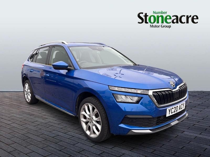 Blue Used 2020 Skoda Kamiq SE L SUV | £14,749 (Fair price) - Image 1/1