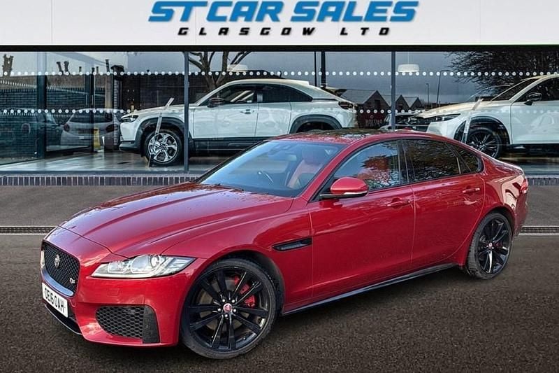 Red Used 2016 Jaguar XF S Sedan | £9,890 (Good price) - Image 1/1