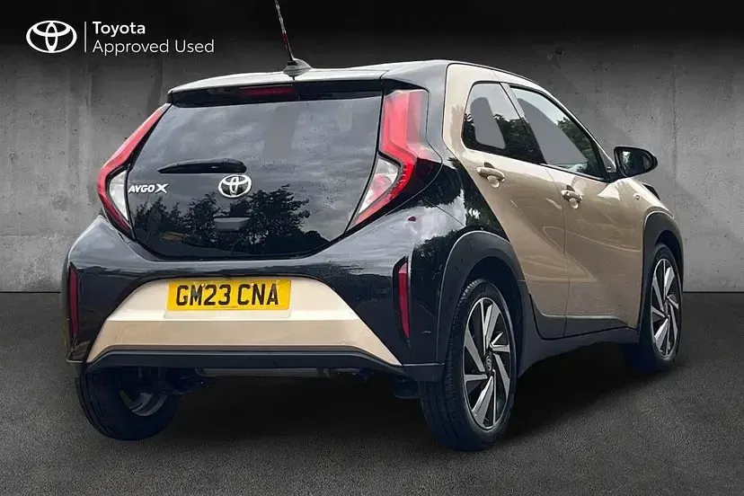 Used Toyota Aygo X 71 HP (52 kW) 2023 Ginger beige with black SUV