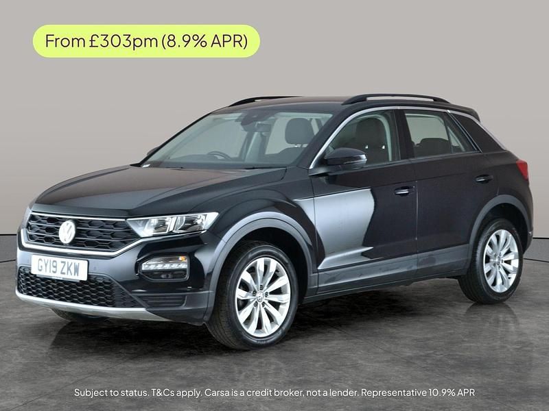 Black Used 2019 VW T-Roc SE SUV | £14,530 (Good price) - Image 1/3