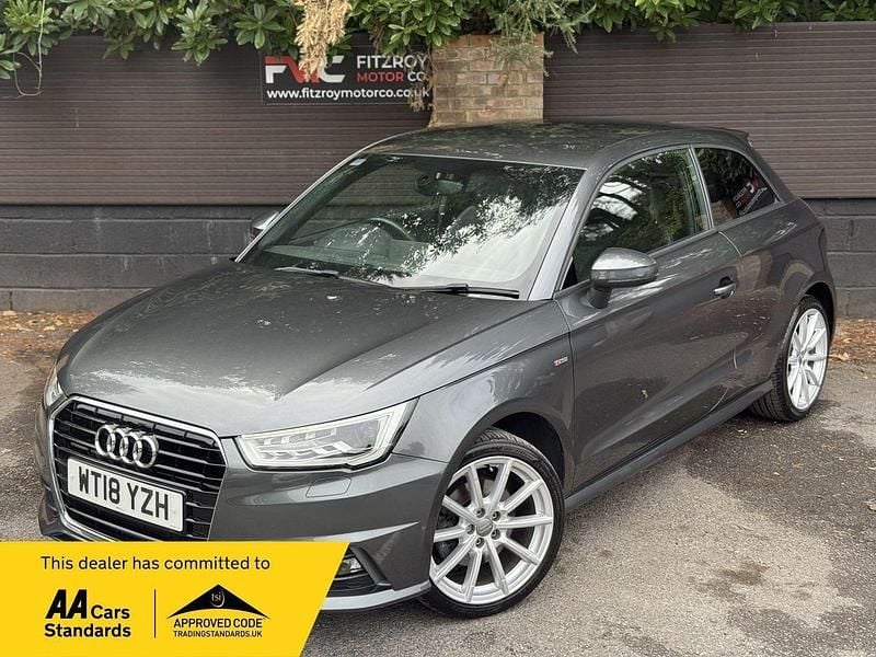Grey Used 2018 Audi A1 S-Line Hatchback | £12,995 (Fair price) - Image 1/3