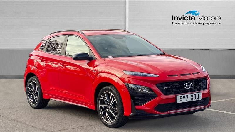 Red Used 2022 Hyundai Kona N Line SUV | £13,000 (Fair price) - Image 1/4